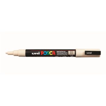 Dekormarker, 0,9-1,3 mm, UNI "Posca PC-3M" - Palaszürke