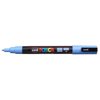 Posca filc, 0,9-1,3 mm, UNI Posca PC-3M - Égszínkék 48 Posca filc, 0,9-1,3 mm, UNI Posca PC-3M - Égszínkék 48