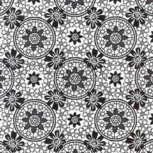 Fekete - Fehér Csipkevirág, Karton
