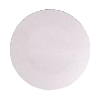 Keretre feszített, alapozott festővászon - Mona Lisa - Kör Alakú - 15 cm Fehér