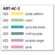 Tombow ABT Dual Brush Pen - Kéthegyű marker filctoll 6 db - pasztell színek