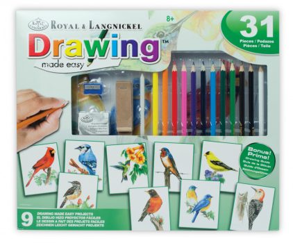 Kreatív hobby - Hobby művész - Grafikai készlet -Színes madarak