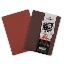   CANSON ArtBooks: "INSPIRATION", vázlatfüzet, finom szemcsés papír, a borítóra rajzolni, vagy festeni is lehet 96g/m2 30 ív, 2 db/szín A5 borító: bordó/tégla