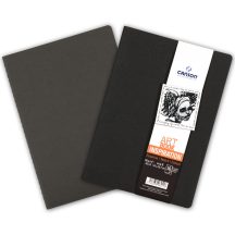   CANSON ArtBooks: "INSPIRATION", vázlatfüzet, finom szemcsés papír, a borítóra rajzolni, vagy festeni is lehet 96g/m2 36 ív, 2 db/szín A4 borító: fekete/sötétszürke