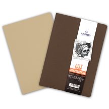   CANSON ArtBooks: "INSPIRATION", vázlatfüzet, finom szemcsés papír, a borítóra rajzolni, vagy festeni is lehet 96g/m2 36 ív, 2 db/szín A4 borító: dohány/osztriga