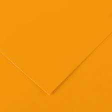 VIVALDI CANSON, fluoreszkáló papír, egyoldalas, ívben 250g/m2 fluor narancs A4