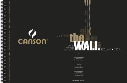 THE WALL kétoldalas Layout-papír tömb, grafikai filctollhoz 220g/m2 30 ív 21 x 31,4