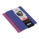 CANSON ArtBooks: ÚJ "INSPIRATION", vázlatfüzet, finom szemcsés papír, a borítóra rajzolni, vagy festeni is lehet 96g/m2 30 ív, 2 db/szín A5 borító: ultramarin/violet