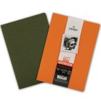   CANSON ArtBooks: ÚJ "INSPIRATION", vázlatfüzet, finom szemcsés papír, a borítóra rajzolni, vagy festeni is lehet 96g/m2 36 ív, 2 db/szín A4 borító: borostyán/narancs
