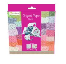   Origami papír - 60 lapos hajtogató készlet 20x20 cm - Virágos boldogság