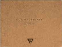Clairefontaine Flying Spirit vázlatfüzet, elefántcsont rajzpapír, fűzött 90 gr 10,5 x 21 cm