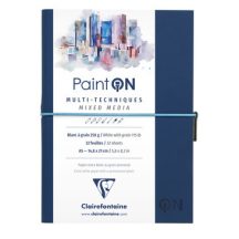 PaintON tömb, varrott, enyhén szemcsés fehér papír, vegyes technikákhoz 250 g/m2 32 ív 14,8 x 21 A5