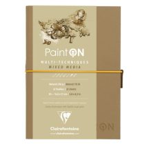   PaintON tömb, varrott, natúr papír, vegyes technikákhoz 250 g/m2 32 lap A5