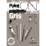   PaintON rajzpapír-tömb, szürke színű, enyhén szemcsés papír, különböző technikákhoz 250 g/m2 30 ív 29,7 x 42,0 A3