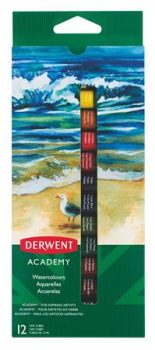 Tempera készlet, 12 darabos, 12 ml, DERWENT "Ac...