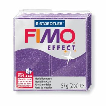 Gyurma, 57 g, égethető, FIMO "Effect", csillámo...