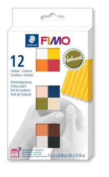 Gyurma, készlet, 12x25 g, égethető, FIMO "Soft...