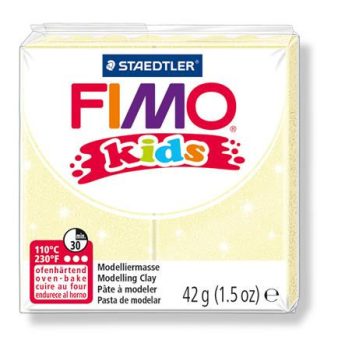 Gyurma, 42 g, égethető, FIMO "Kids", gyöngyház...