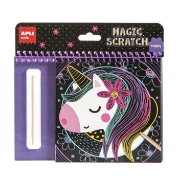 Képkarcoló füzet, APLI Kids "Magic Scratch", un...