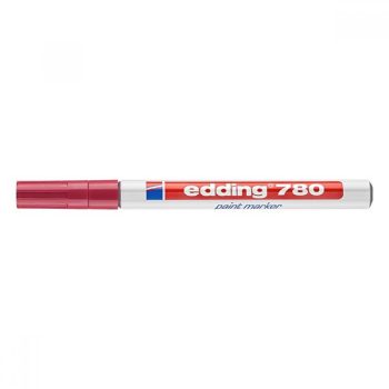 Lakkmarker, 0,8 mm, EDDING "780", piros