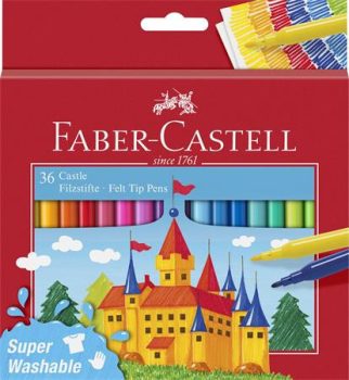 Filctoll készlet, FABER-CASTELL, 36 különböző s...