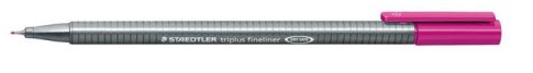 Tűfilc, 0,3 mm, STAEDTLER "Triplus 334", sötétm...