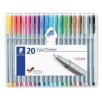 Tűfilc készlet, 0,3 mm, STAEDTLER "Triplus 334"...