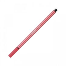 Rostirón, 1 mm, STABILO "Pen 68", neon piros