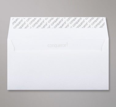 Conqueror boríték csomag, DL méretű (22x11 cm) - Fehér színű 10 db / csomag
