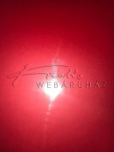   Transzparens papír - Piros színű, metál fényű, kétoldalas - 21x30 cm, 100 gr - 10 lap