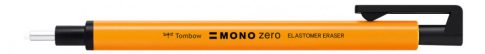 Tombow Mono Zero precíziós radír kör alakú töltettel - neon narancs
