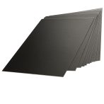   Karcfólia csomag, üres, fekete - ESSDEE 10 Black Scraperboard 152x101mm