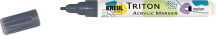   KREUL Triton Akril Filctoll közepes heggyel (2-4 mm) - Grafit