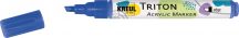   KREUL Triton Akril Filctoll Vágott heggyel (1-4 mm) - Ultramarin kék