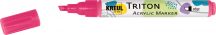   KREUL Triton Akril Filctoll Vágott heggyel (1-4 mm) - Fluoreszkáló pink