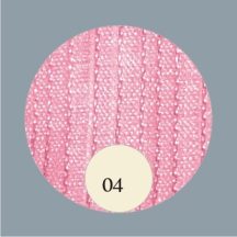   Organza szalag baba rózsaszín - keskeny (3 mm), 12 m hosszú tekercs