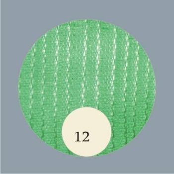 Organza szalag menta zöld - 6 mm széles, 12 m hosszú tekercs