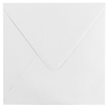 Fehér színű négyzetes boríték - 17x17 cm