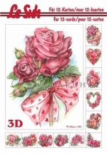 Rózsák és szívek, 3D füzet
