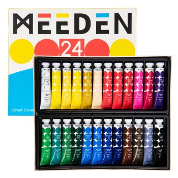 Művész Gouache festék készlet - MEEDEN Art 24 x 12 ml, tubusos