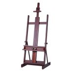 Műtermi festőállvány, nagyű, dió - MEEDEN Classic Large H-Frame Studio Easel Walnut Color