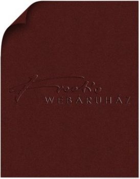 Red Wine - Vörösbor színű arany-fényű MagnaMet karton papír 110gr, egyoldalas - 10 lap/csomag