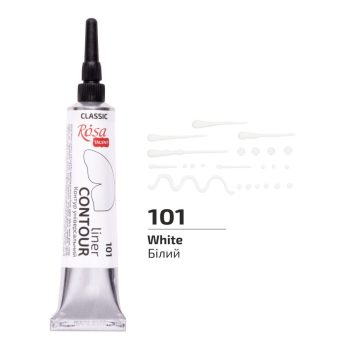 Univerzális Kontúrozó, 20 ml, tubusos - Fehér Univerzális Kontúrozó, 20 ml, tubusos - Fehér