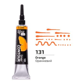 Univerzális Kontúrozó, 20 ml, tubusos - Fluoreszkáló Narancs