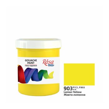 Rósa Gouache Studio színenként - 200 ml Utántöltő - Citromsárga - 903