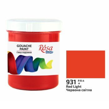 Rósa Gouache Studio színenként - 200 ml Utántöltő - Vörös - 906