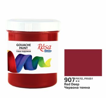 Rósa Gouache Studio színenként - 200 ml Utántöltő - Sötétvörös - 907