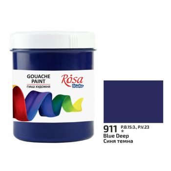 Rósa Gouache Studio színenként - 200 ml Utántöltő - Sötétkék - 911