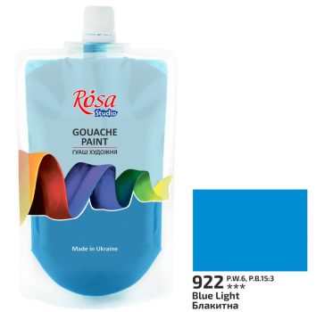 Rósa Gouache Studio színenként - 200 ml Utántöltő - Világoskék - 922