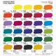 Rósa Gouache Studio színenként - 200 ml Utántöltő - Kék - 929 Rósa Gouache Studio színenként - 200 ml Utántöltő - Kék - 929